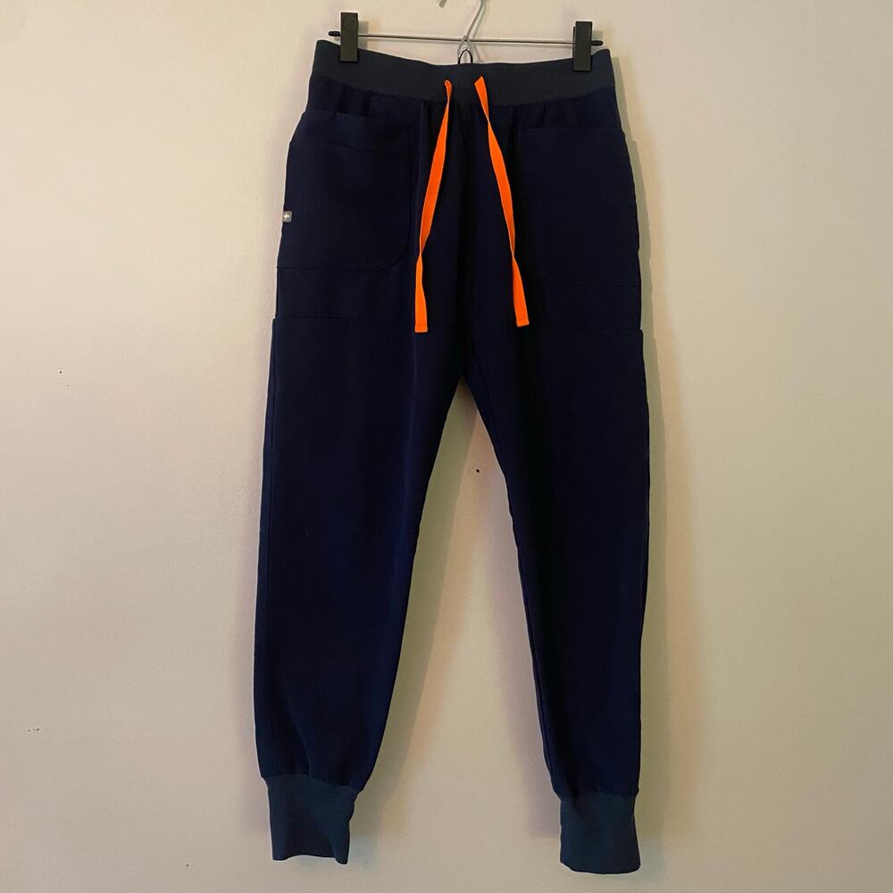 FIGS Navy Blue Zamora Jogger Scrub Pants Uniform Nurse Doctor Women's size Small